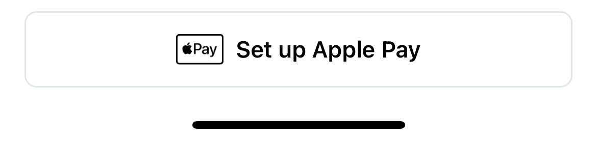 Set up Apple Pay button