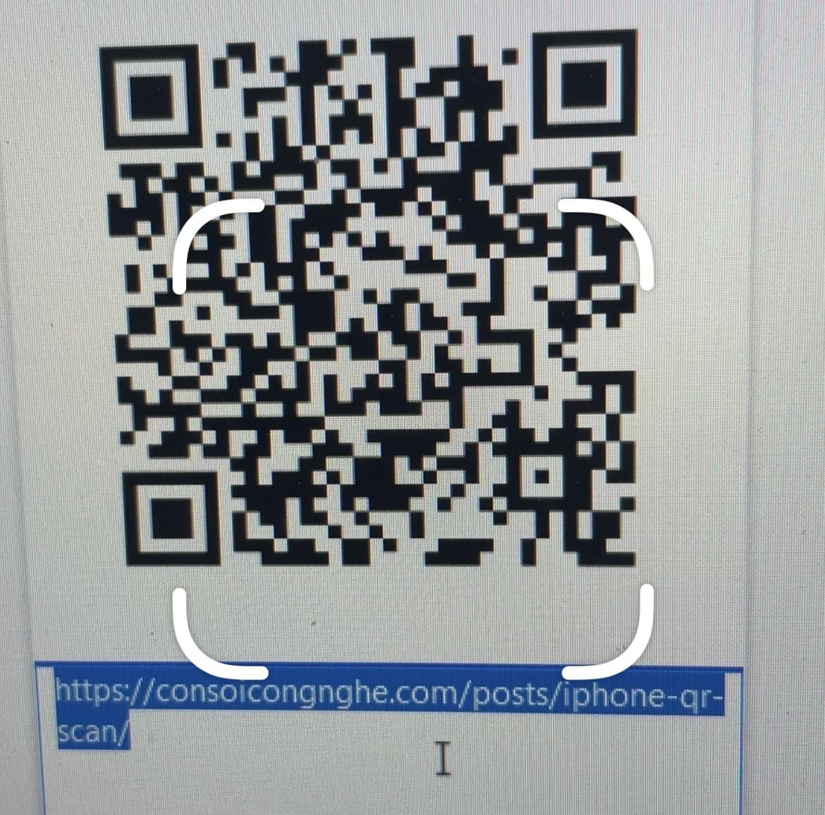 Quét mã QR nhanh trên iPhone